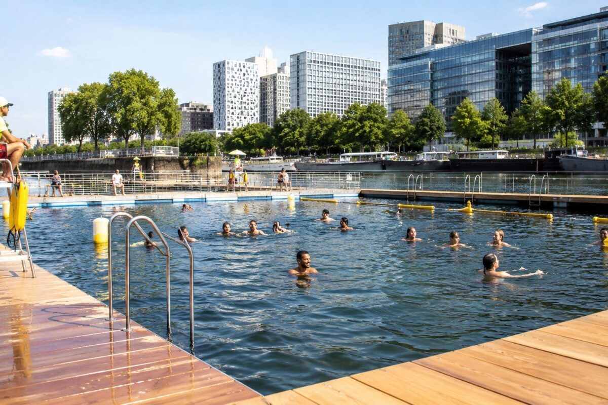 Baignade gratuite à Paris 2026 : découvrez les dix sites, horaires, accès, règles pour enfants, métros, équipements et contrôles de l’eau prévus dans la capitale pendant tout l’été.