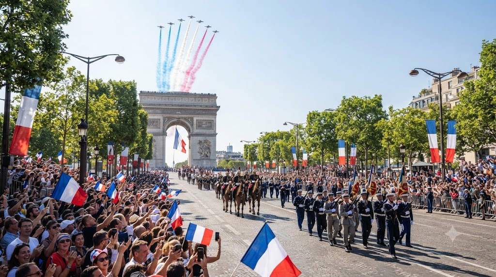 14 juillet 2026 à Paris : à quelle heure commence le défilé et où le regarder en direct