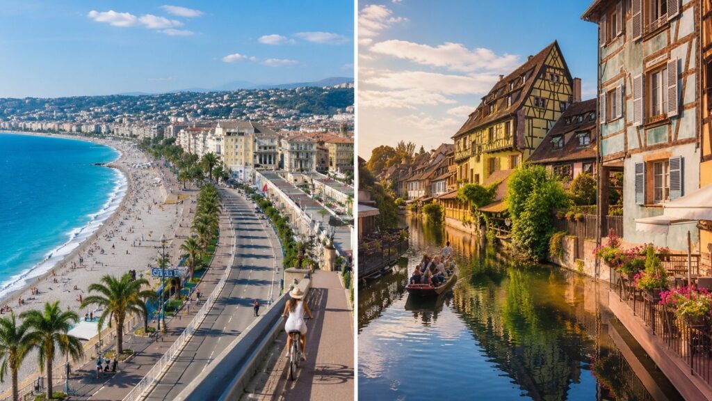 Où partir en France en août 2026 sans voiture ? Voici 15 destinations accessibles en train, avec plages, villes, lacs et montagnes, ainsi que les transports utiles sur place.