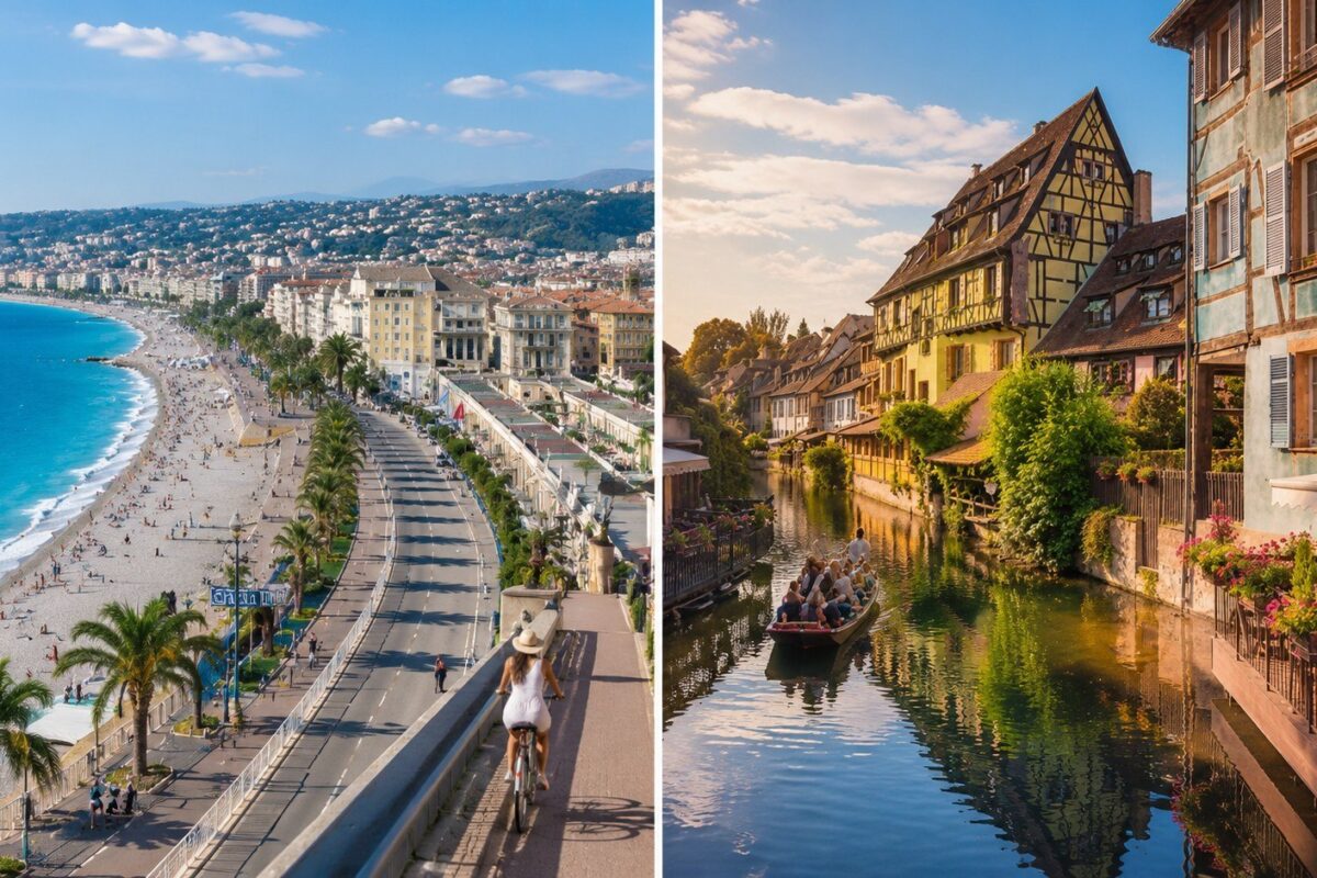 Où partir en France en août 2026 sans voiture ? Voici 15 destinations accessibles en train, avec plages, villes, lacs et montagnes, ainsi que les transports utiles sur place.