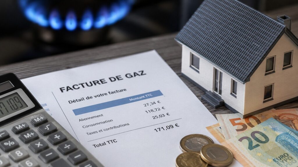 Prix du gaz en juillet 2026 : le tarif repère augmente de 7,4 %. Calcul détaillé du surcoût pour un appartement et une maison chauffée au gaz, selon la consommation annuelle.
