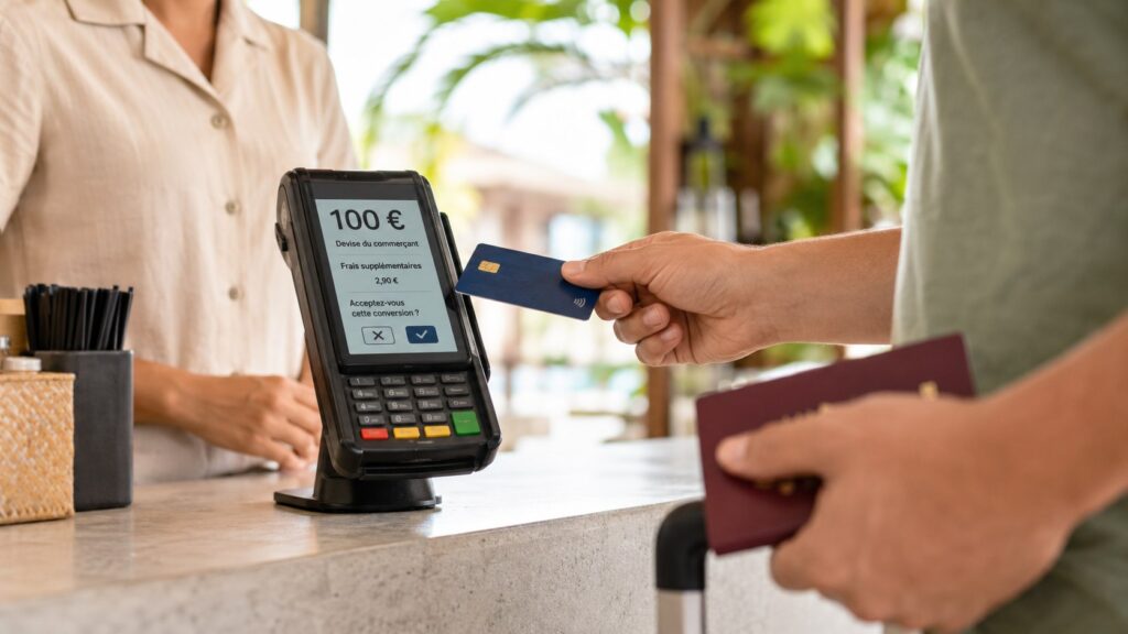 Frais bancaires à l’étranger : combien coûte vraiment un paiement de 100 euros hors zone euro