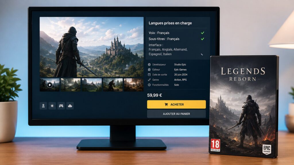 Jeux vidéo en français : comment vérifier les voix et sous-titres avant l’achat