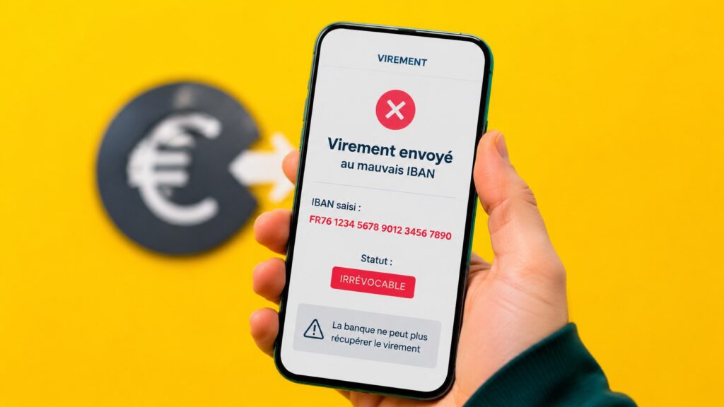 Virement envoyé au mauvais IBAN : quand la banque ne peut-elle plus récupérer l’argent