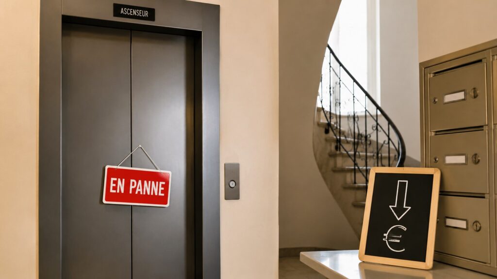 Ascenseur en panne à Paris : peut-on obtenir une réduction de loyer et comment la réclamer