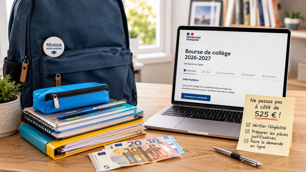Bourse de collège 2026-2027 : combien pouvez-vous toucher et comment éviter de perdre 525 €