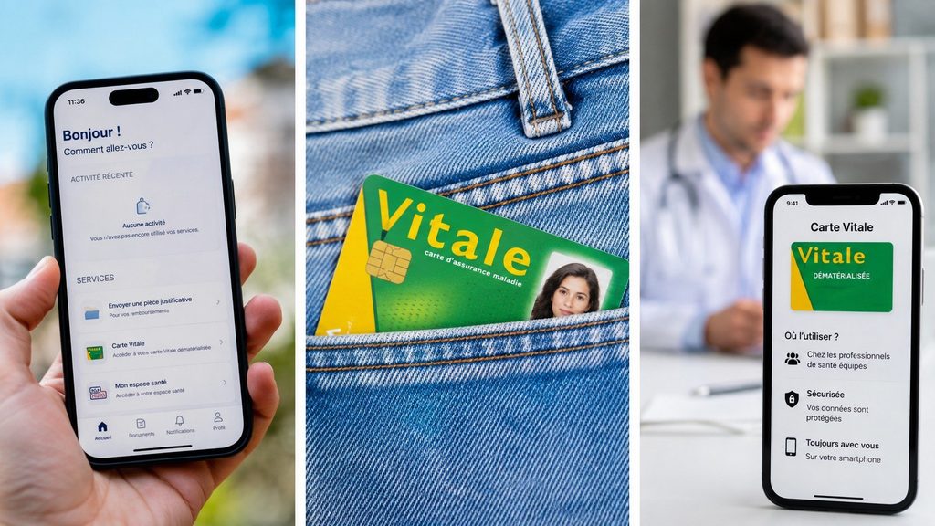 Application carte Vitale : peut-on laisser sa carte physique à la maison sans risque en 2026