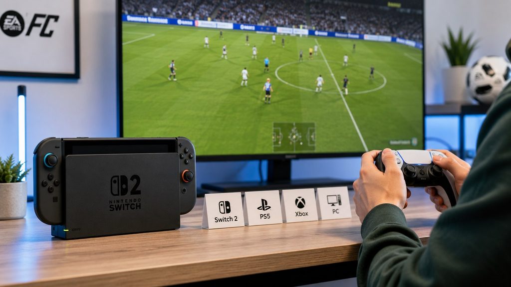 EA Sports FC 27 sur Switch 2 : quelles différences avec PS5, Xbox et PC avant la sortie du 25 septembre