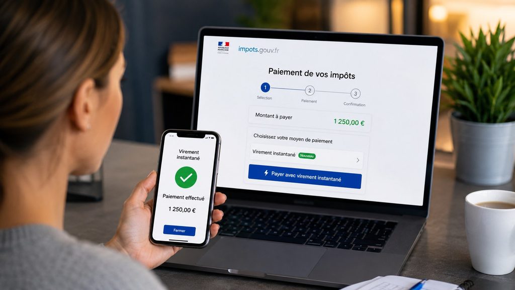Virement instantané pour payer ses impôts : ce qui devient possible en septembre 2026 et dans quels cas l’utiliser