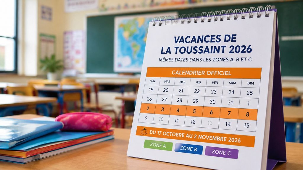 Vacances de la Toussaint 2026 : mêmes dates dans les zones A, B et C, voici le calendrier officiel
