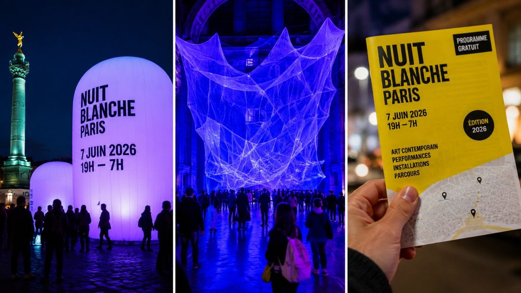 Nuit Blanche 2026 à Paris : date, programme gratuit et lieux à voir sans réservation