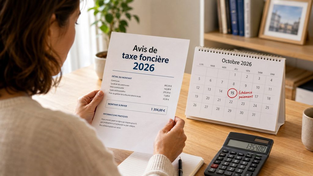 Taxe foncière 2026 : votre avis est disponible — combien payer, quelles dates limites et comment demander un plafonnement
