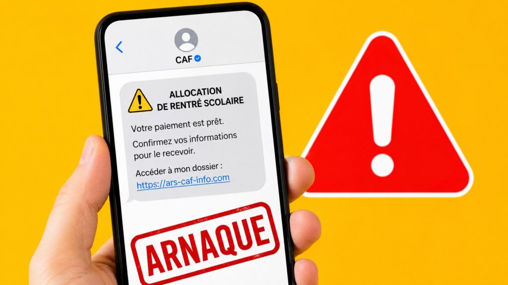 Faux message de l’Allocation de rentrée scolaire : comment reconnaître l’arnaque avant le versement