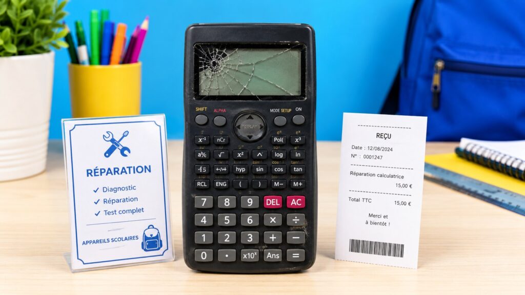 Que faire si un cartable ou une calculatrice est défectueux avant la rentrée scolaire 2026