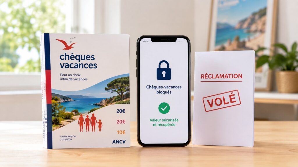 Chèques-vacances perdus ou volés : peut-on les bloquer et récupérer leur valeur