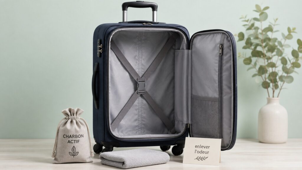 Une valise sent l’humidité après les vacances : comment enlever l’odeur sans abîmer la doublure