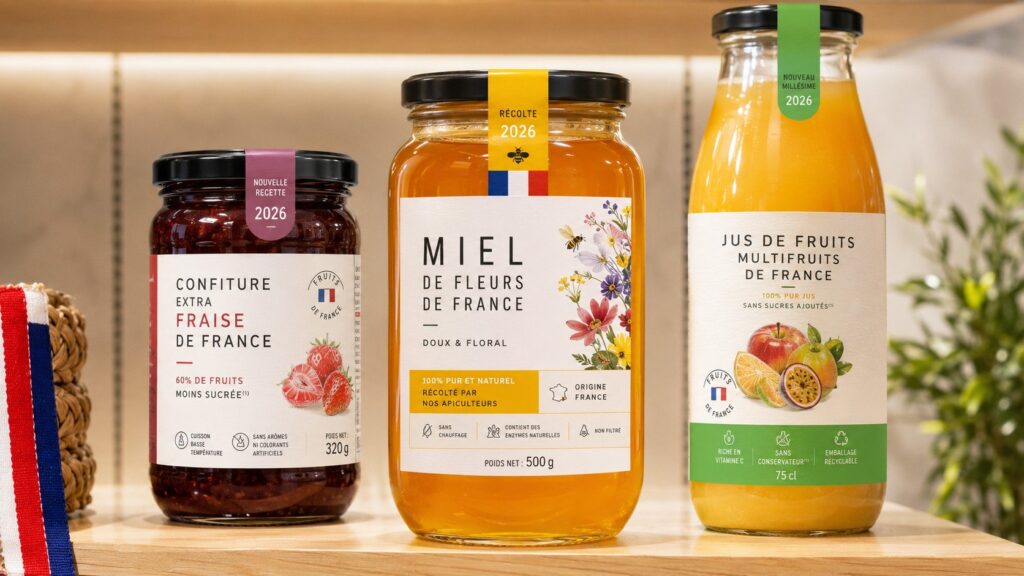 Miel, confiture, jus de fruits : pourquoi les étiquettes ont changé en France en 2026