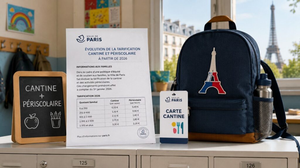 Paris Familles change à la rentrée 2026 : comment seront facturées la cantine et les activités périscolaires