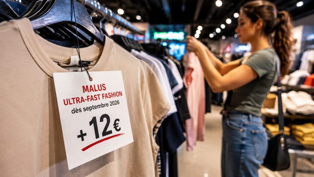 Malus ultra-fast fashion dès septembre 2026 : quels vêtements peuvent coûter jusqu’à 12 € de plus en France