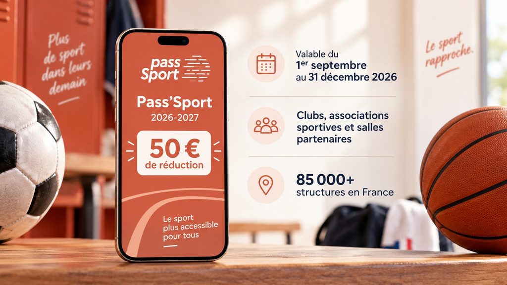 Pass’Sport 2026-2027 : jusqu’à quand utiliser l’aide et quels clubs l’acceptent réellement