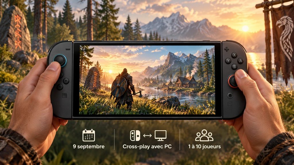 Valheim arrive sur Switch 2 le 9 septembre : peut-on jouer avec ses amis sur PC et combien de joueurs sont possibles