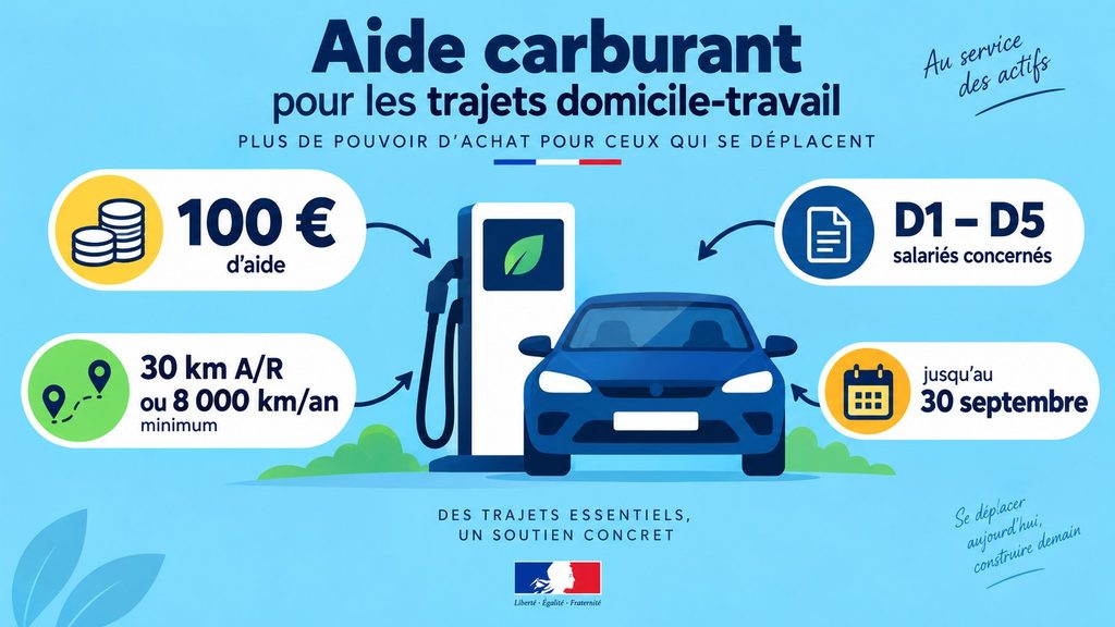 Aide carburant 2026 : 100 € pour les « grands rouleurs » — qui peut encore la demander avant le 30 septembre