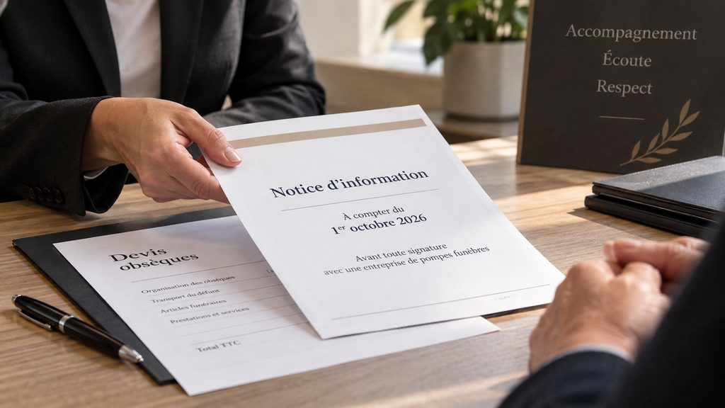 Obsèques : ce document devient obligatoire le 1er octobre 2026 avant de signer avec les pompes funèbres