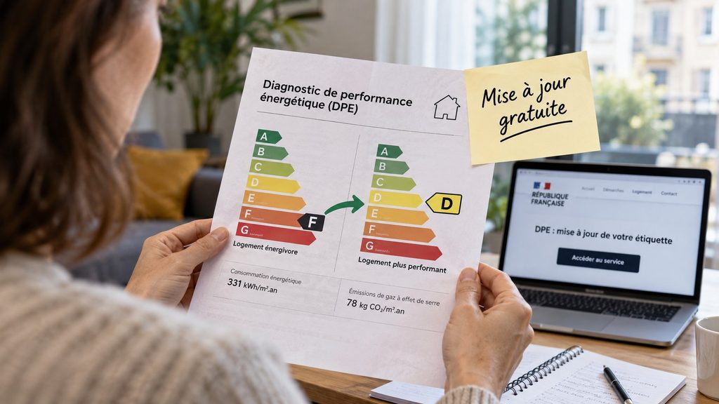 DPE 2027 : votre étiquette peut changer sans refaire le diagnostic — comment obtenir la mise à jour gratuite