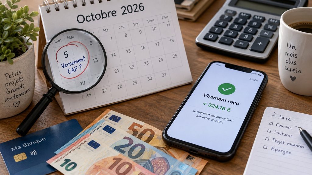 CAF octobre 2026 : pourquoi les allocations seront versées le 5 octobre et quand l’argent arrivera