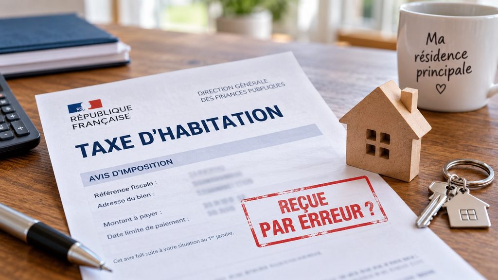 Taxe d’habitation reçue par erreur : que faire si le logement est votre résidence principale