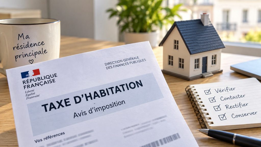 Taxe d’habitation reçue par erreur : que faire si le logement est votre résidence principale