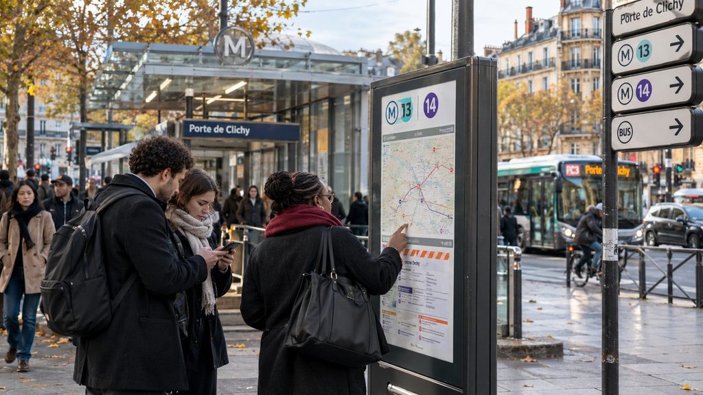 Porte de Clichy fermée du 29 octobre au 1er novembre : comment prendre les lignes 13 et 14