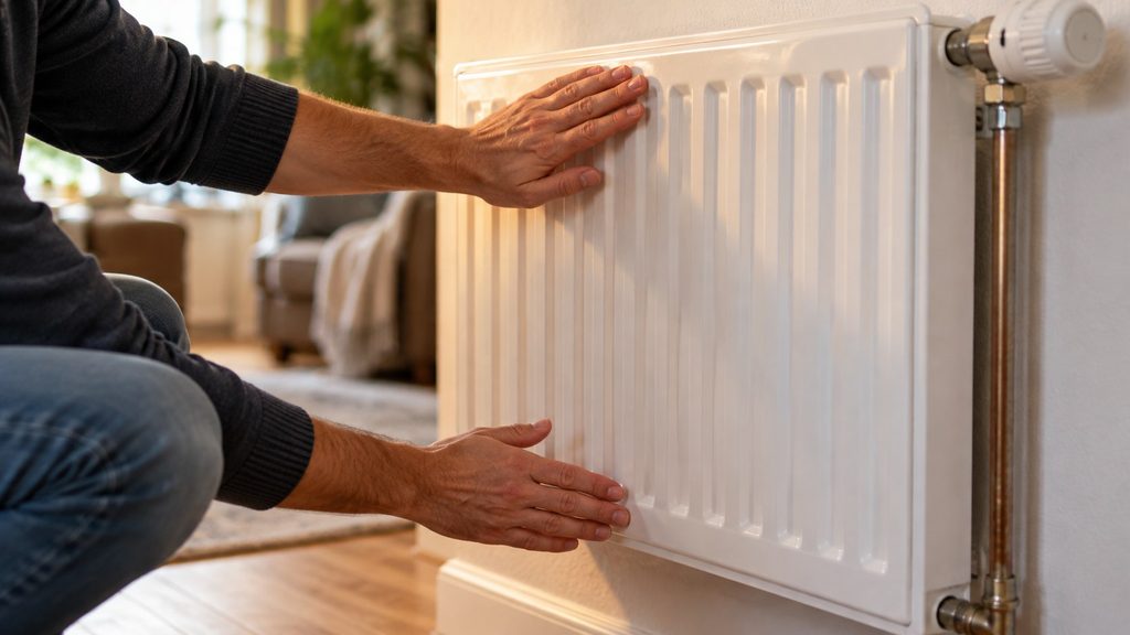 Radiateur chaud en haut et froid en bas : comment reconnaître des boues dans le circuit